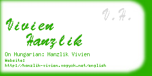 vivien hanzlik business card